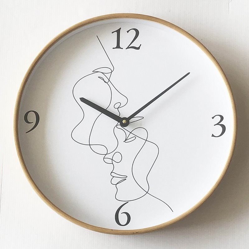 Fa falióra, 40 cm átmérő Falióra