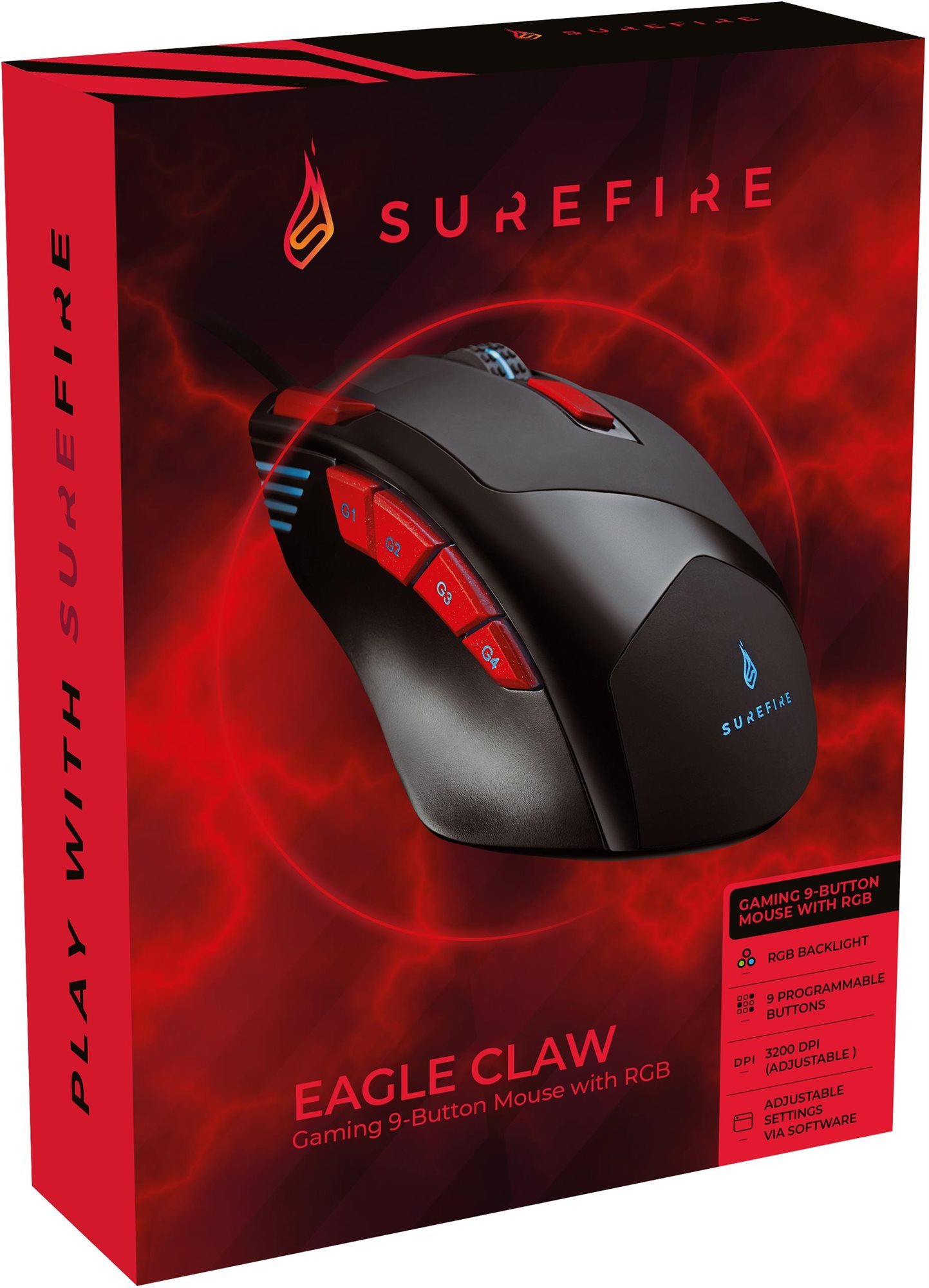 Surefire Eagle Claw Gaming Gaming-Maus