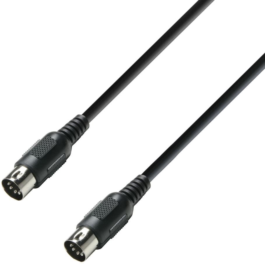 Adam Hall 3 STAR MIDI 0075 BLK Audio-Kabel