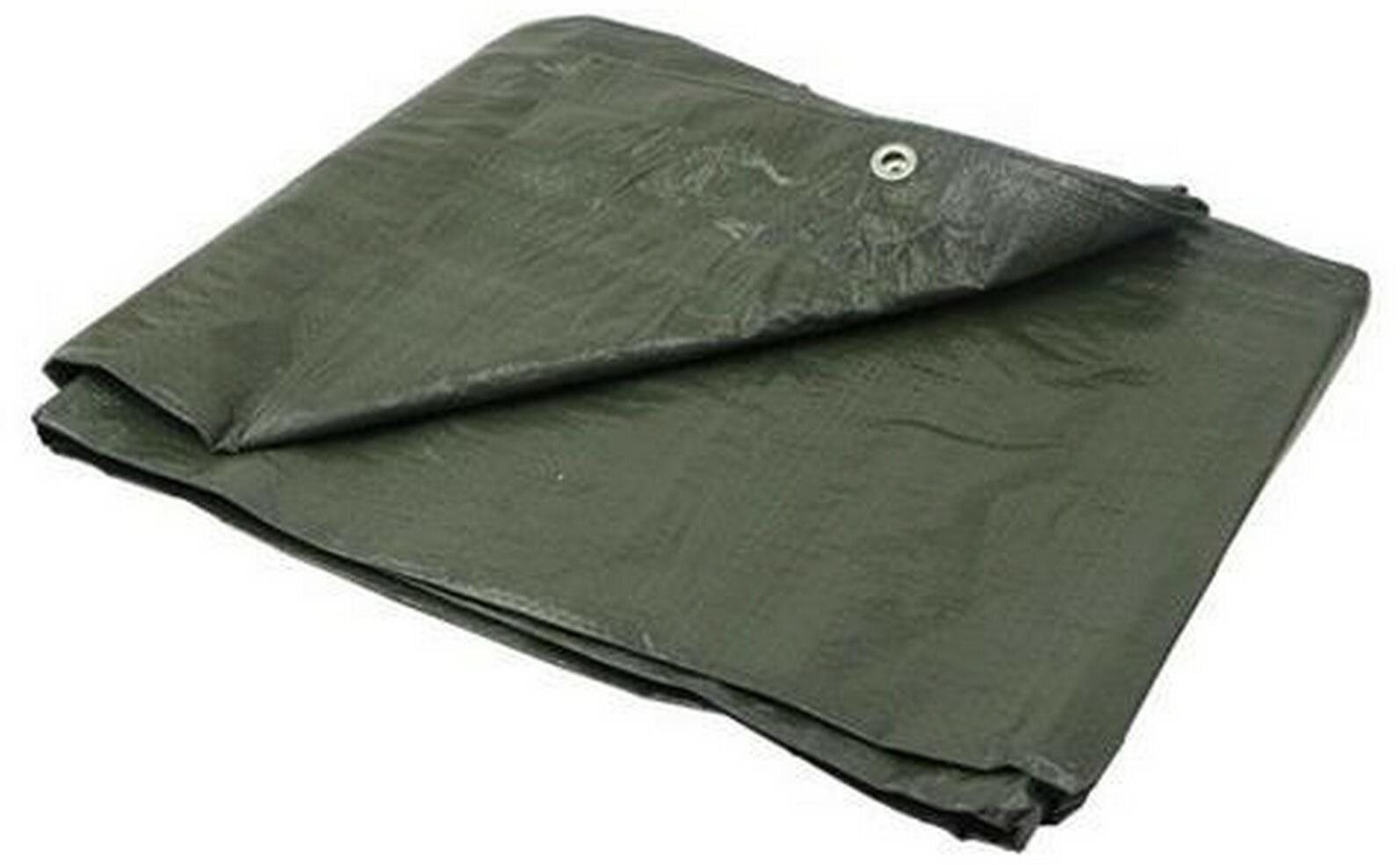 GEKO Plachta, PP + PE, 6 × 12 m, 120 g/m2, zelená Krycia plachta