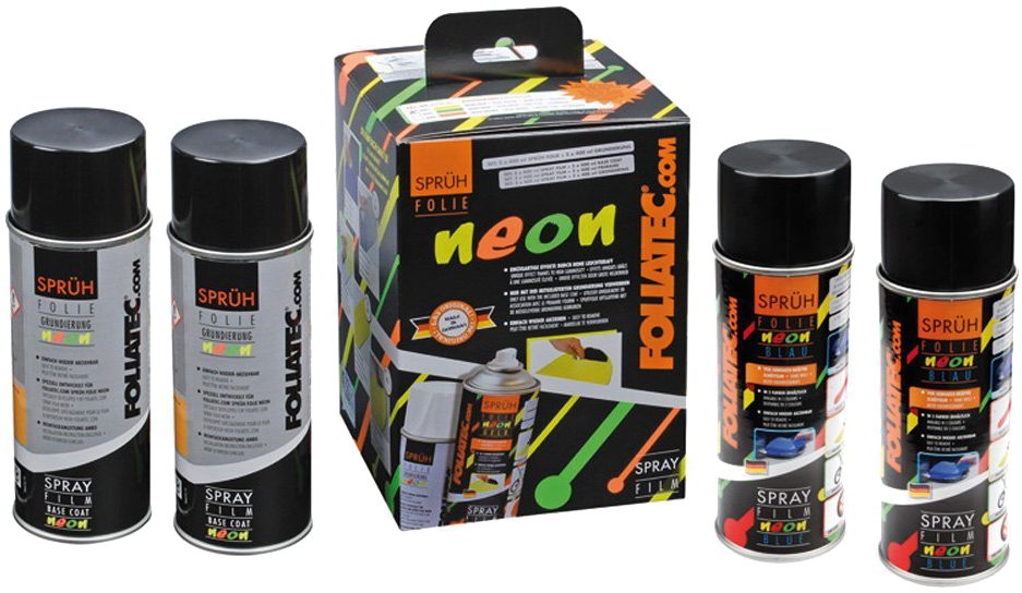 Foliatec v spreji, neónovo modrá 2× 400 ml Fólia v spreji