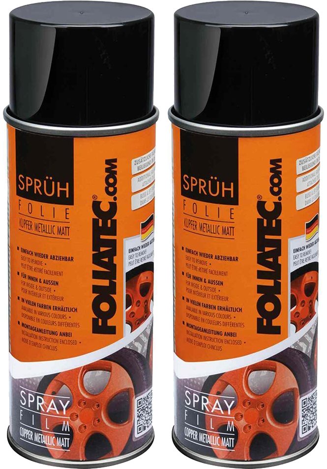 Foliatec v spreji, medená metalická 2× 400 ml Fólia v spreji