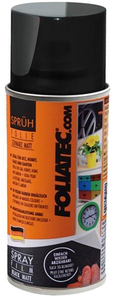 FOLIATEC - spray - matt fekete Fólia spray