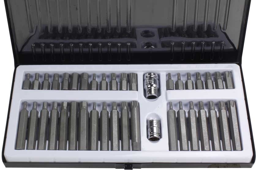 GEKO Súprava bitov torx 40-dielna, CrV oceľ Sada náradia