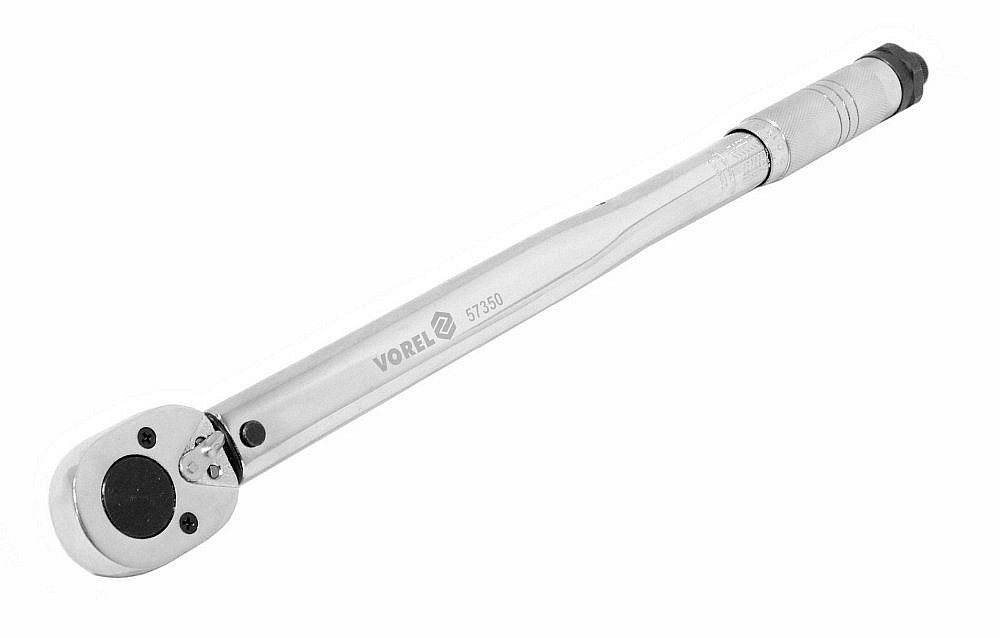 VOREL - Kľúč momentový 1/2", 465 mm, 28 – 210 Nm Momentový kľúč