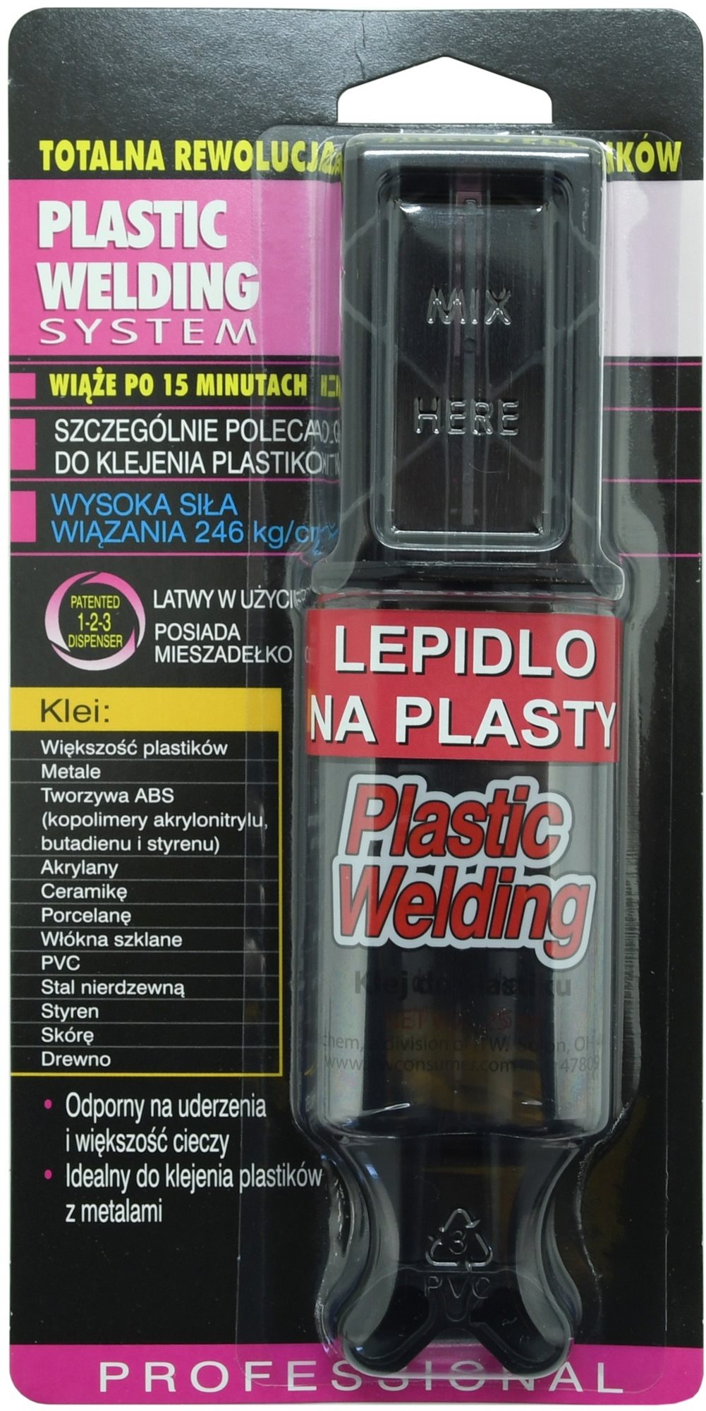 COMPASS Lepidlo na plasty Dvojzložkové lepidlo