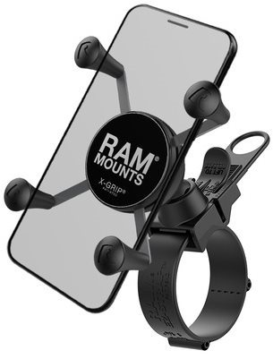 RAM Mounts X-Grip for Handlebars up to 60mm in Diameter Phone Holder