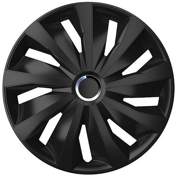 COMPASS Kryty kolies 14" GRIP PRO BLACK Puklice na kolesá