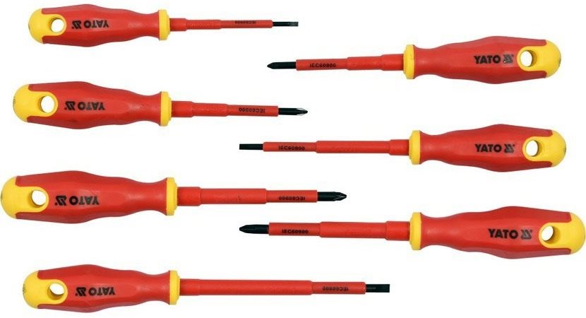 YATO YT-2828, 7 db Csavarhúzó készlet