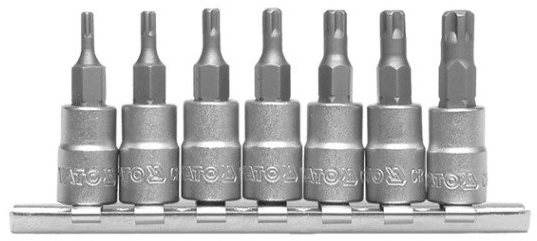 YATO bity 1/4" 7 ks TS10 – TS40 torx Sada
