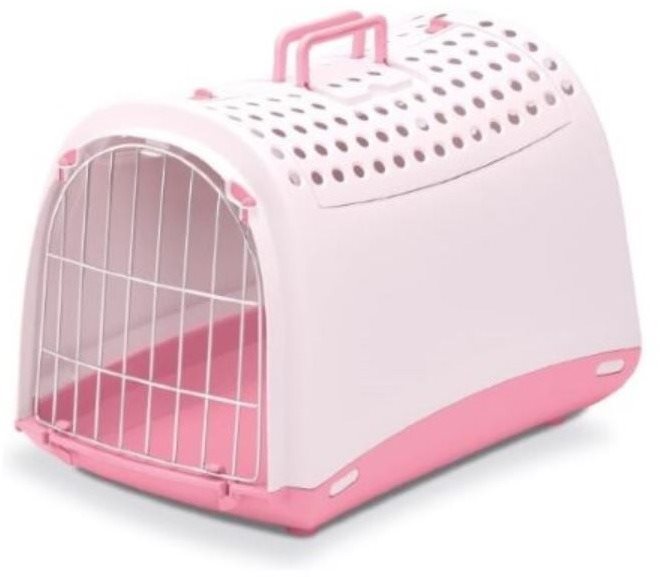 IMAC Prepravka pre mačky a psy plastová ružová 50 × 32 × 34,5 cm...