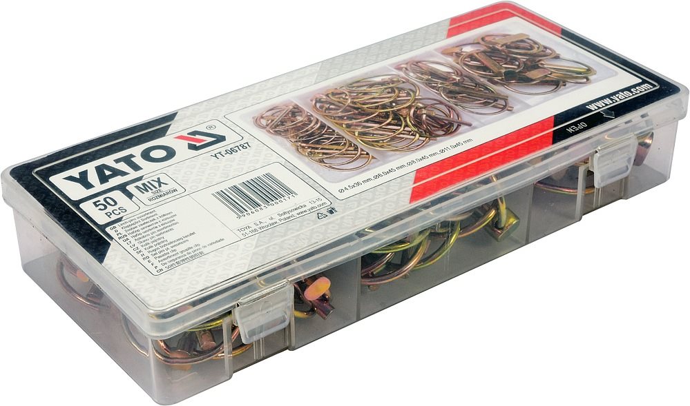 YATO 50 darabos készlet Biztosító gyűrű
