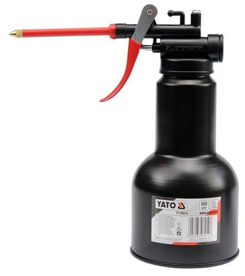 YATO Olejnička s flexibilným hrdlom oceľová 500 ml Olejnička