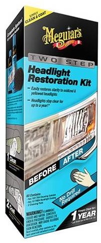 Meguiar's Two Step Headlight Restoration Kit Sada na renováciu...