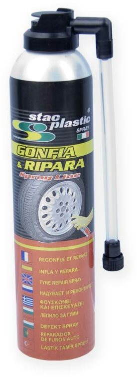 STAC PLASTIC Sprej na lepenie pneu „AUTO“ 300 ml Penová výplň...