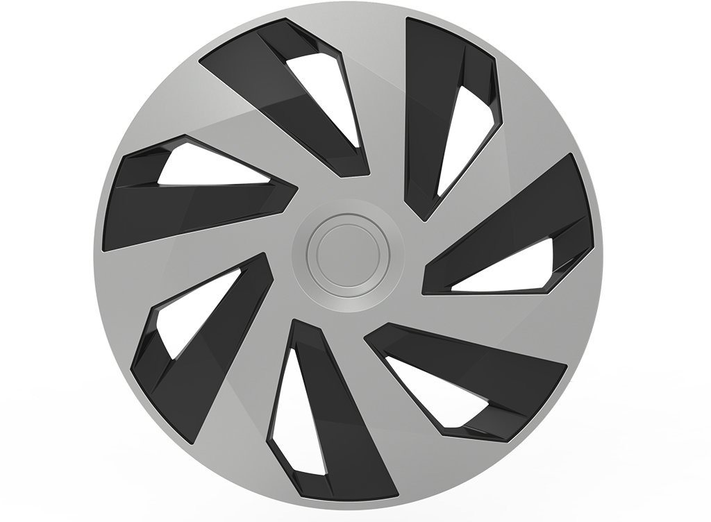 VERSACO Puklice VECTOR 16" silver/black Puklice na kolesá