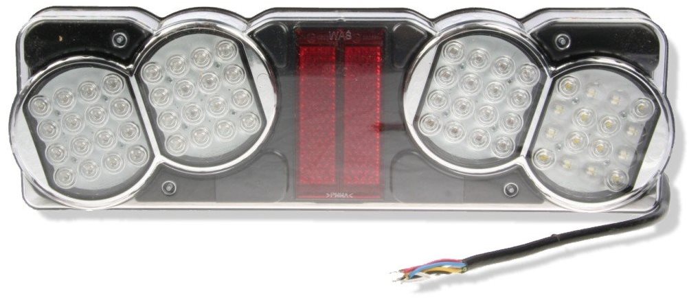 WAS Združené svetlo Ľavé W40L (209) LED 24 V Svetlo na vozík
