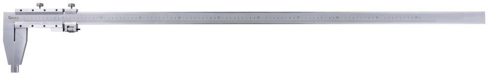 GEKO Meradlo posuvné kovové, 0 – 1000 mm × 0,05 Posuvné meradlo