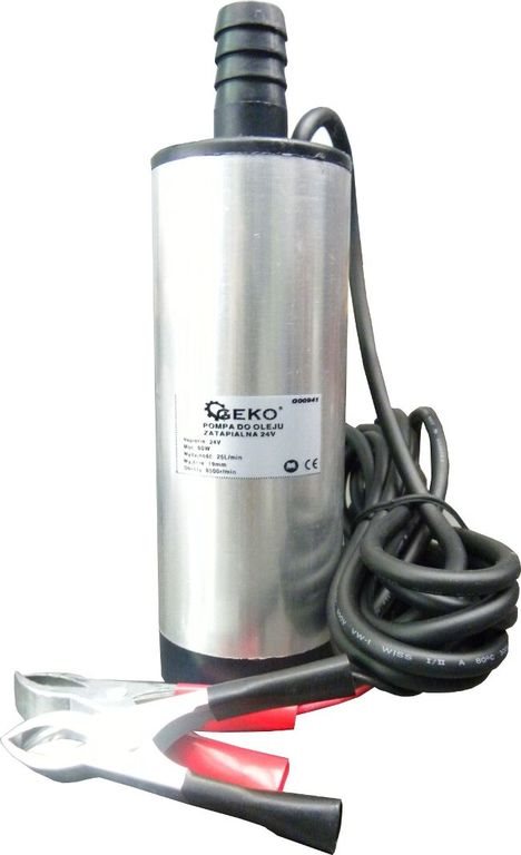 GEKO Mini čerpadlo na naftu 24 V, 60 W, 25l/min Čerpadlo na naftu