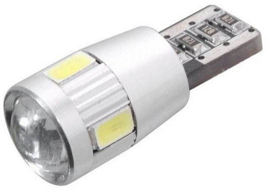 COMPASS 6 SMD LED 12V T10 biela LED autožiarovka