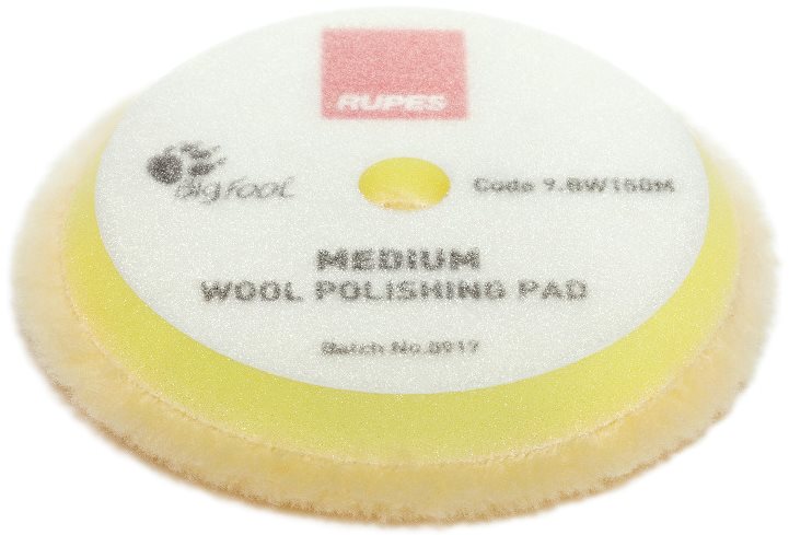RUPES Yellow Wool Polishing Pad MEDIUM Leštiaci kotúč
