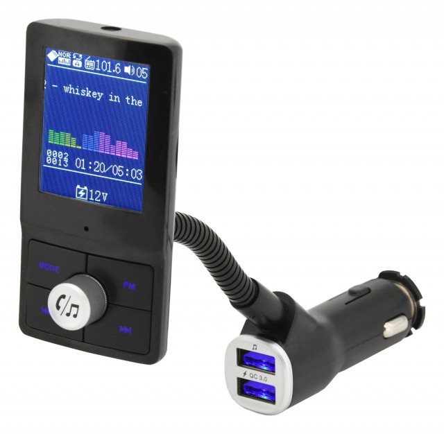 Hands free FM transmitter LCD COLOR FM Transmitter