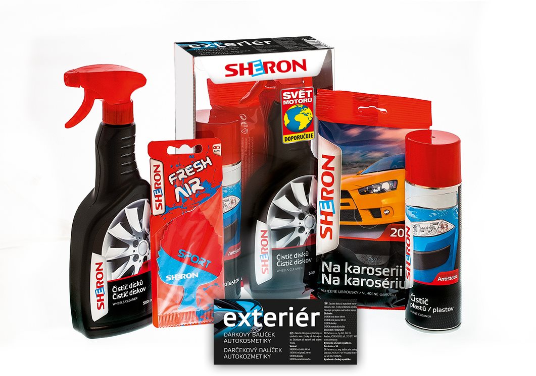 SHERON Darčeková sada EXTERIÉR Sada autokozmetiky