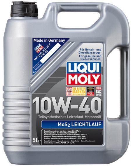 Liqui Moly Motorový olej MoS2 Leichtlauf 10W-40, 5 l Motorový olej