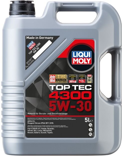 Liqui Moly Motorový olej TopTec 4300 5W-30, 5 l Motorový olej