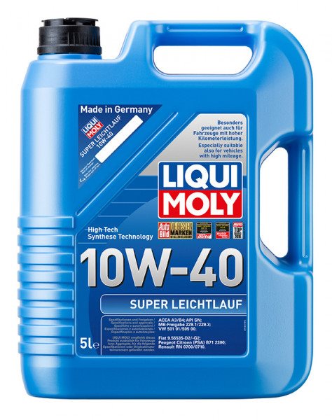 Liqui Moly Motorový olej Super Leichtlauf 10W-40, 5 l Motorový olej