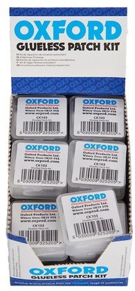 OXFORD opravná sada so záplatami pre cyklo pneu, mopedy a malé...