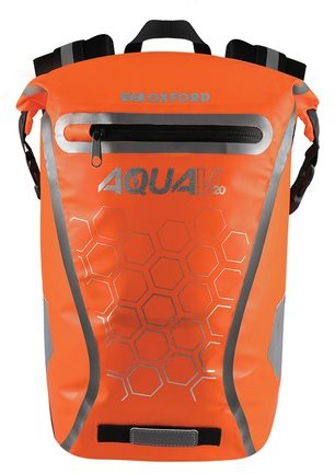 OXFORD Vodotesný batoh AQUA V20 (oranžový, objem 20 l) Moto batoh
