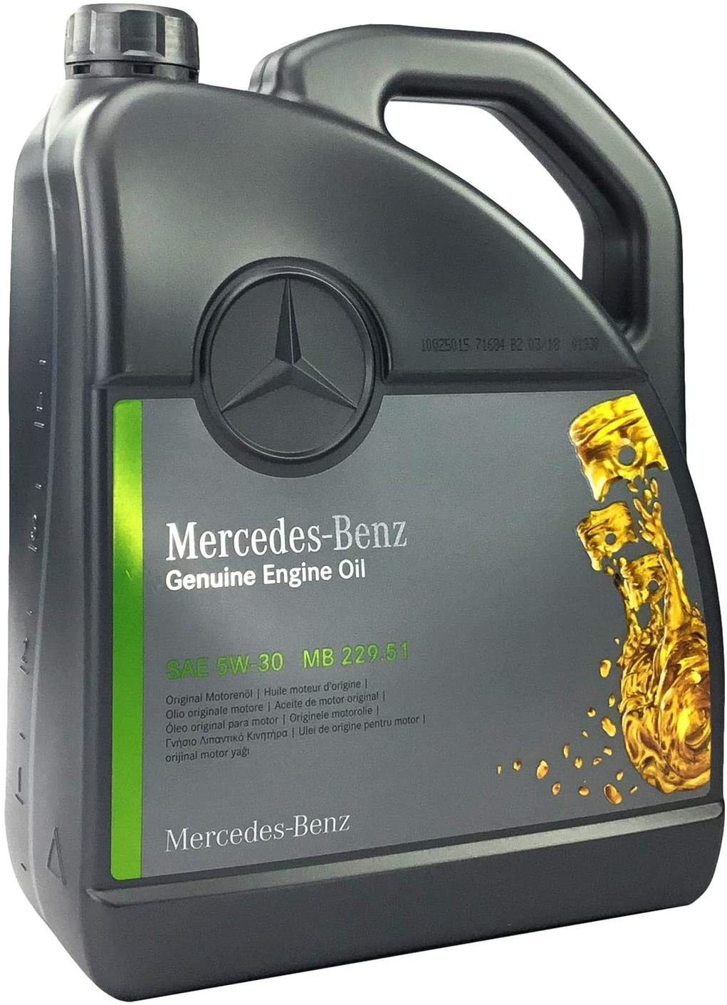 Mercedes-Benz MB 229.51 5W-30; 5 L Motorový olej
