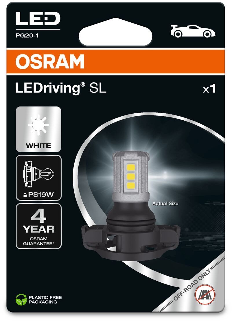 OSRAM LEDriving SL PS19W Studenobiela 6000 K 12 V LED autožiarovka