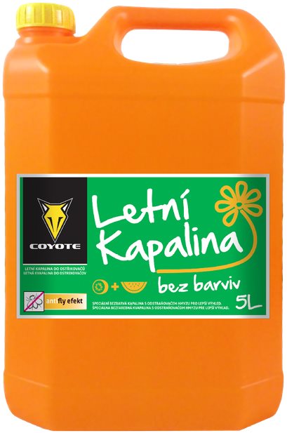 COYOTE Letná kvapalina kiwi – melón 5 l Voda do ostrekovačov