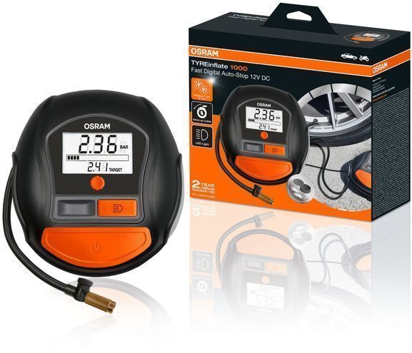 OSRAM digitálny kompresor – TYREinflate 1000 Kompresor