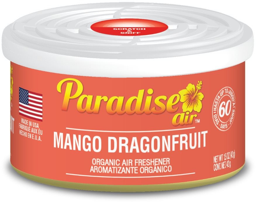 Paradise Air Organic Air Freshener, vôňa Mango Dragonfruit Vôňa do...