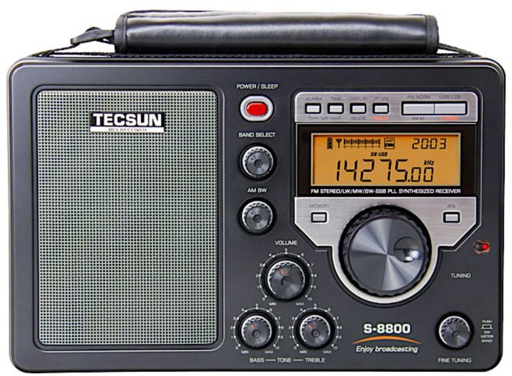 Tecsun S-8800 prehľadový prijímač Rádiostanica
