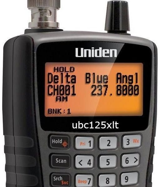 Uniden UBC 125 XLT ručný skener Rádiostanica