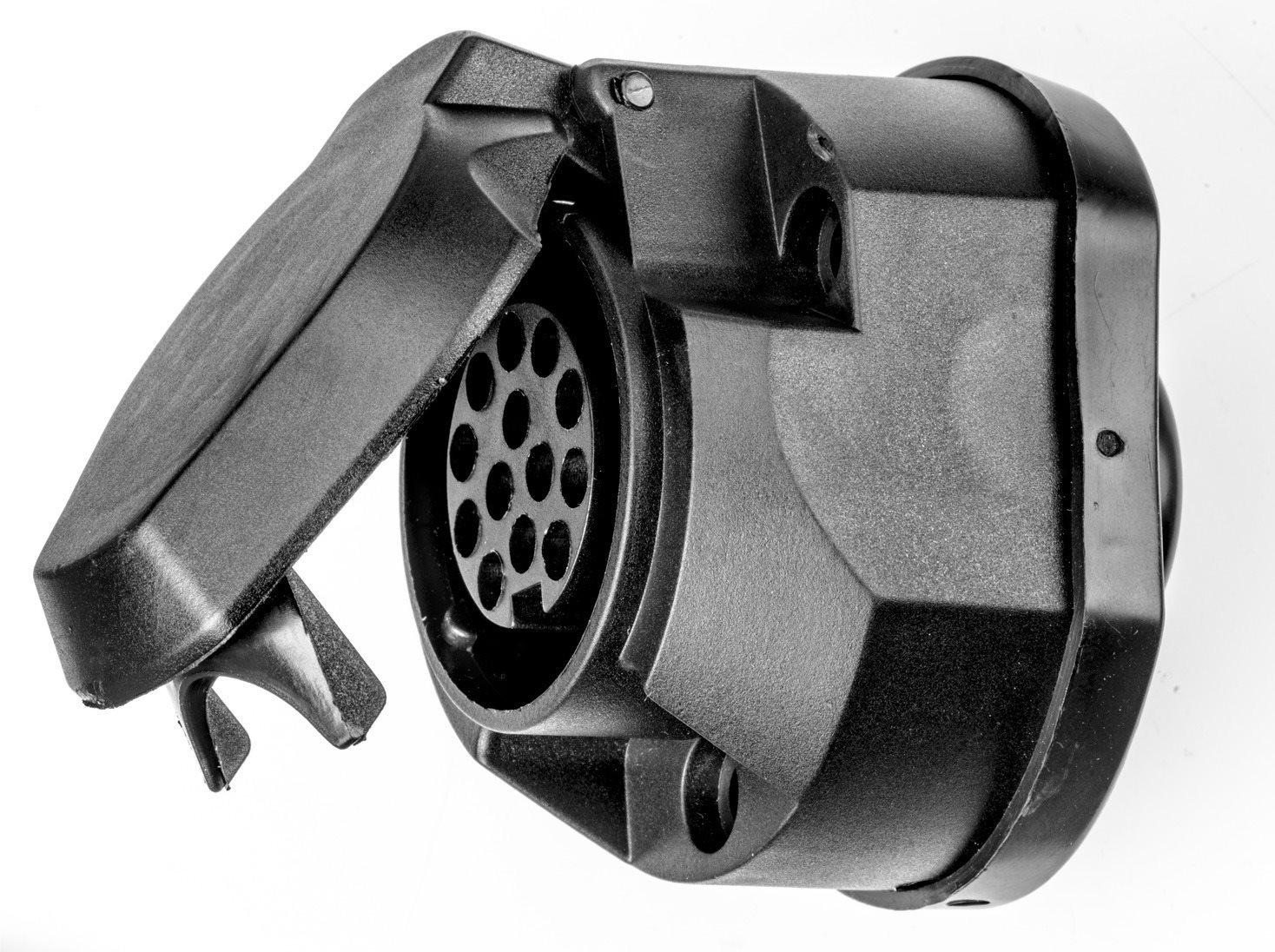 ACI Zásuvka 13-pin 12 V plast + podložka Zásuvka ťažného zariadenia