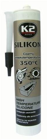 K2 SILICONE BLACK 300 g - silikón na utesnenie časti motora pri...