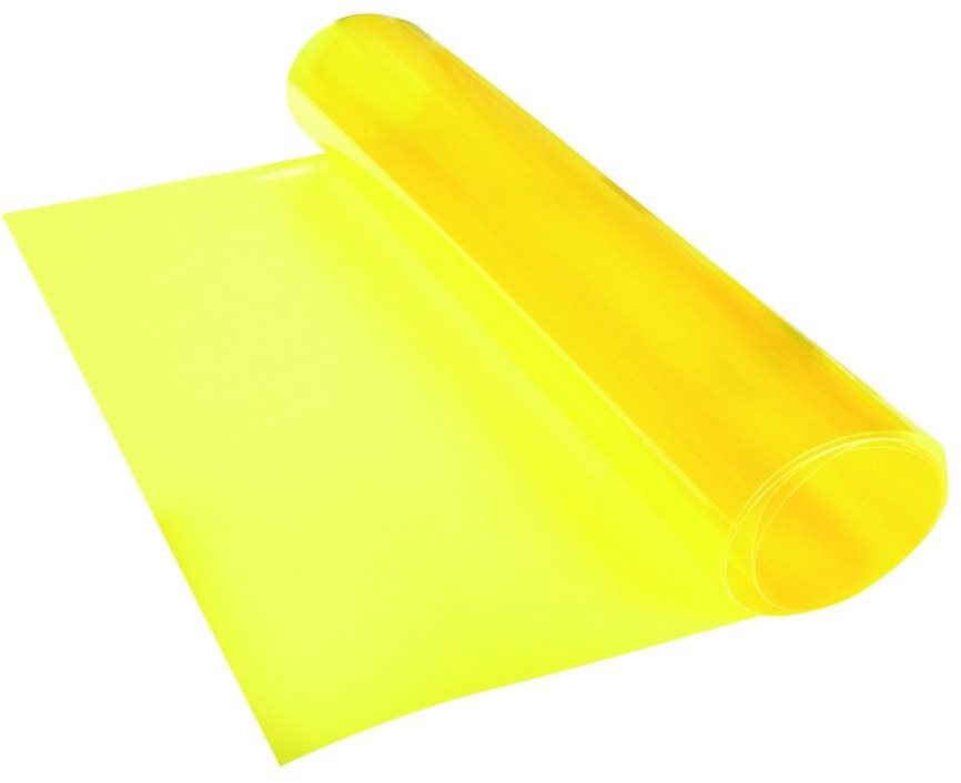 FOLIATEC Transparentná fólia na svetlá, žltá 100 × 30 cm Fólia