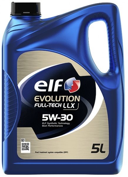 ELF EVOLUTION FULL – TECH LLX 5W30 5 l Motorový olej