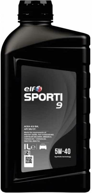 ELF SPORTI 9 5W40 1 l Motorový olej