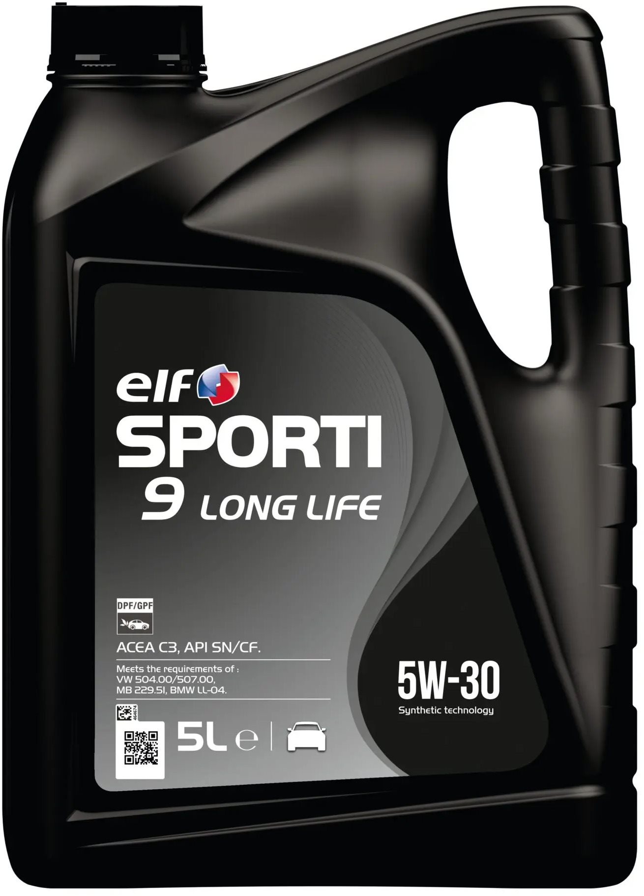 ELF SPORTI 9 Long Life 5W30 5 l Motorový olej