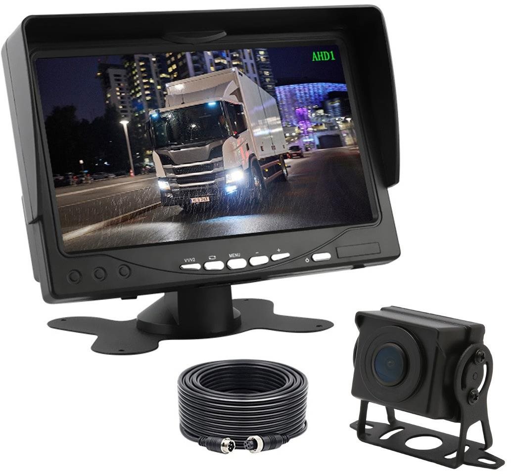 SEFIS Parkovací AHD kamera s 7" monitorem Tolatóradar