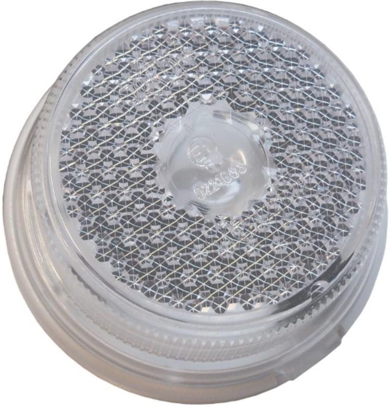 ACI Pozičné svetlo okrúhle (priemer 80 mm) s odrazkou biele pre...