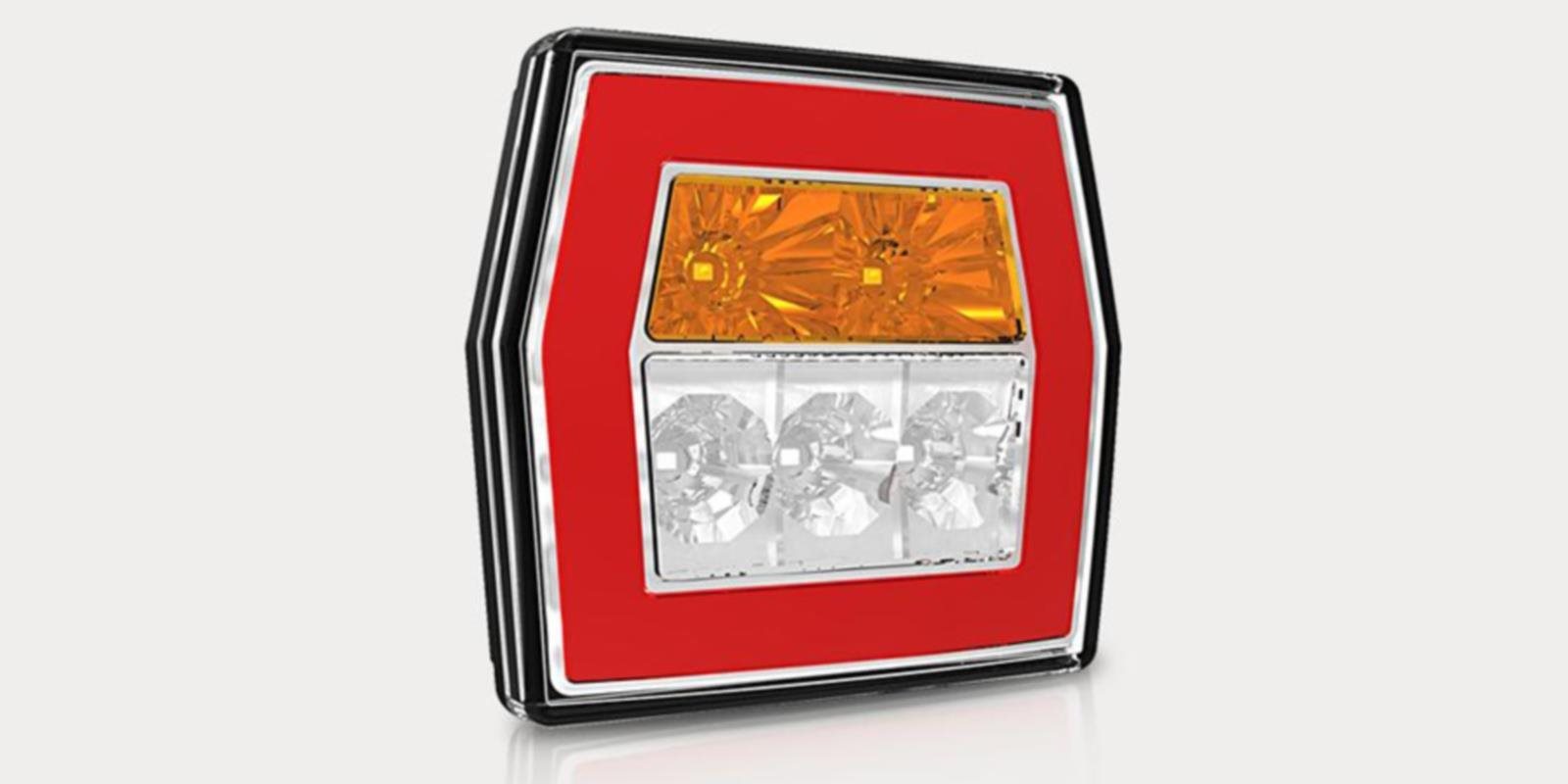ACI Zadné svetlo LED 99,5 × 93 mm kábel 1 m, L = P Svetlo na vozík