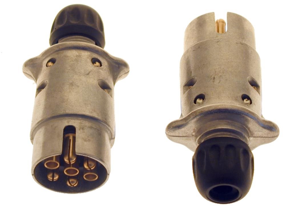 ACI zástrčka 7 pin 12 V hliník JAEGER Zástrčka ťažného zariadenia