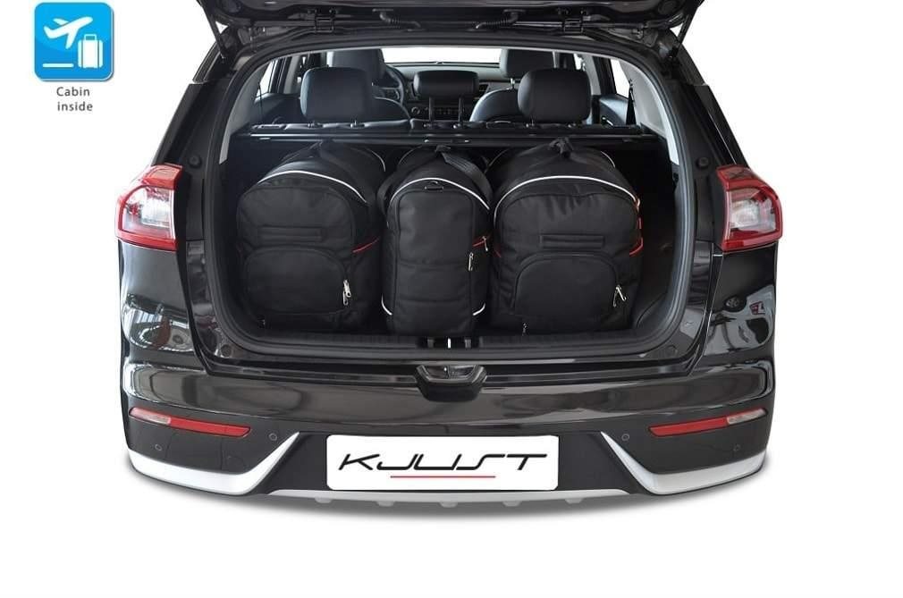 KJUST SÚPRAVA TAŠIEK AERO 3 KS PRE KIA NIRO 2016+ Taška do kufra auta